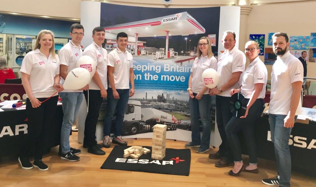 amazedbyscience's tweet photo. Our sponsors @Essar are ready to welcome you to The Port Arcades Shopping Centre in #EllesmerePort with some exciting and interactive science activities!
Weโre here until 3pm, pop down and get involved! ๐ฉ๐ผโ๐ฌโ๏ธ๐ฅ
#AmazedByScience https://t.co/T8CHYn1vVH