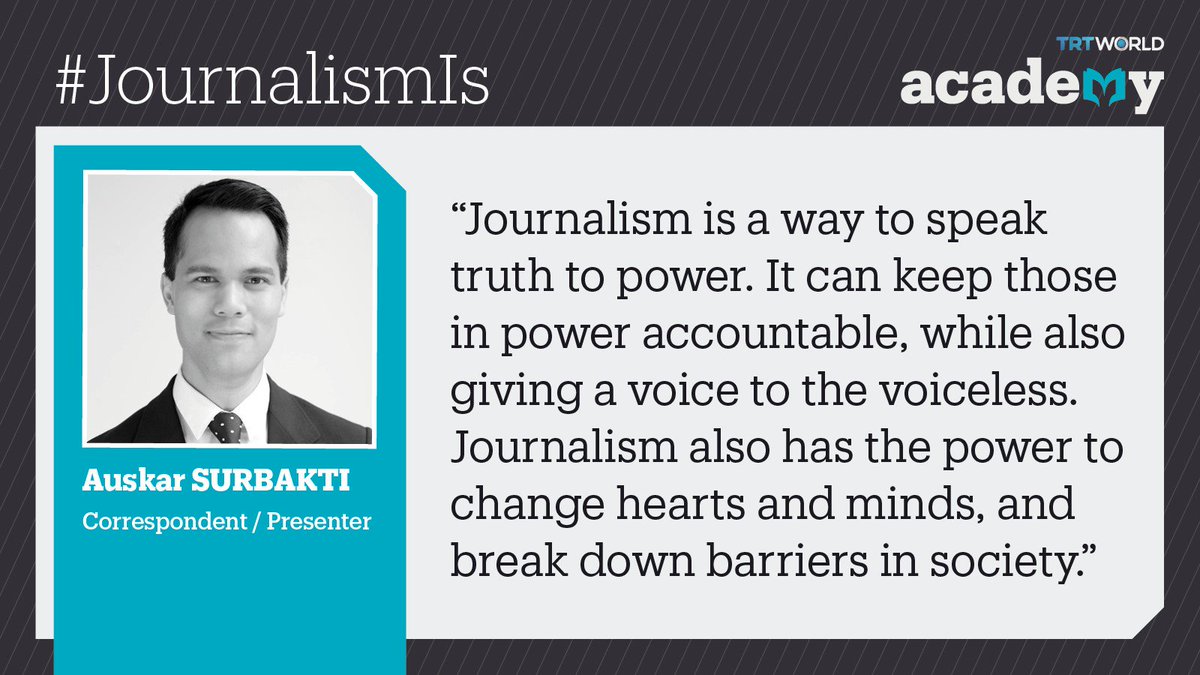 TRT World Academy (@trtworldacademy) on Twitter photo Measuring barriers in society and considering power of truth, we asked Auskar Surbakti (<a href="/AuskarSurbakti/">Auskar Surbakti</a>) his definition of journalism. #JournalismIs Measuring barriers in society and considering power of truth, we asked Auskar Surbakti (<a href="/AuskarSurbakti/">Auskar Surbakti</a>) his definition of journalism. #JournalismIs