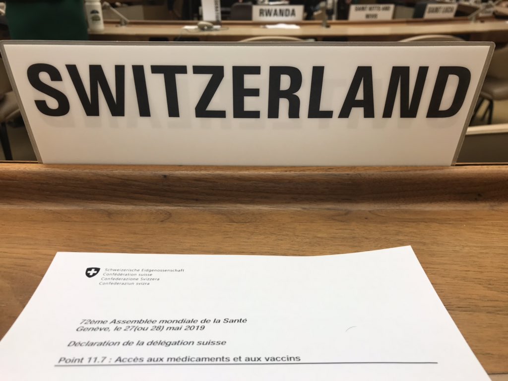 Great success: at #WHA72, member States agreed on more #transparency of prices of #medicines. Implementation through international cooperation will be key. #TransparencyResolution