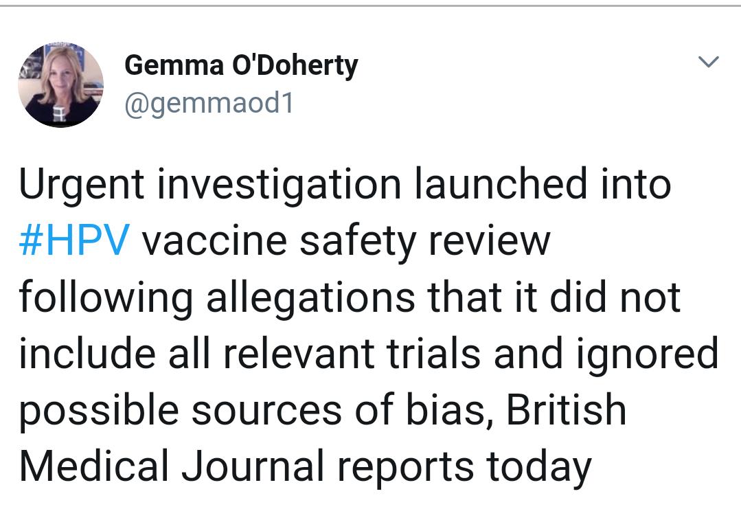 2017 was a pretty quiet year in terms of craziness for Gemma but later in the year - not long after Infowars pushed conspiracies on the subjectsubject - Gemma began pushing anti-vaxxer and 'fluoride causes cancer' propaganda. /8