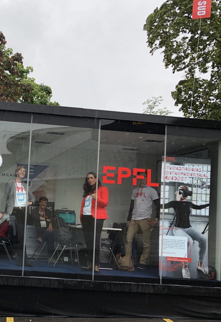 TatianaBrivio's tweet photo. EPFL Innovation here we are in the Hot Cube at the @StartupInvestCH #SUD in Bern with our 2 startups #Ouay and @aelertech @EPFL_en @EPFLevents @MarcBGruber https://t.co/b44jtHjYkU
