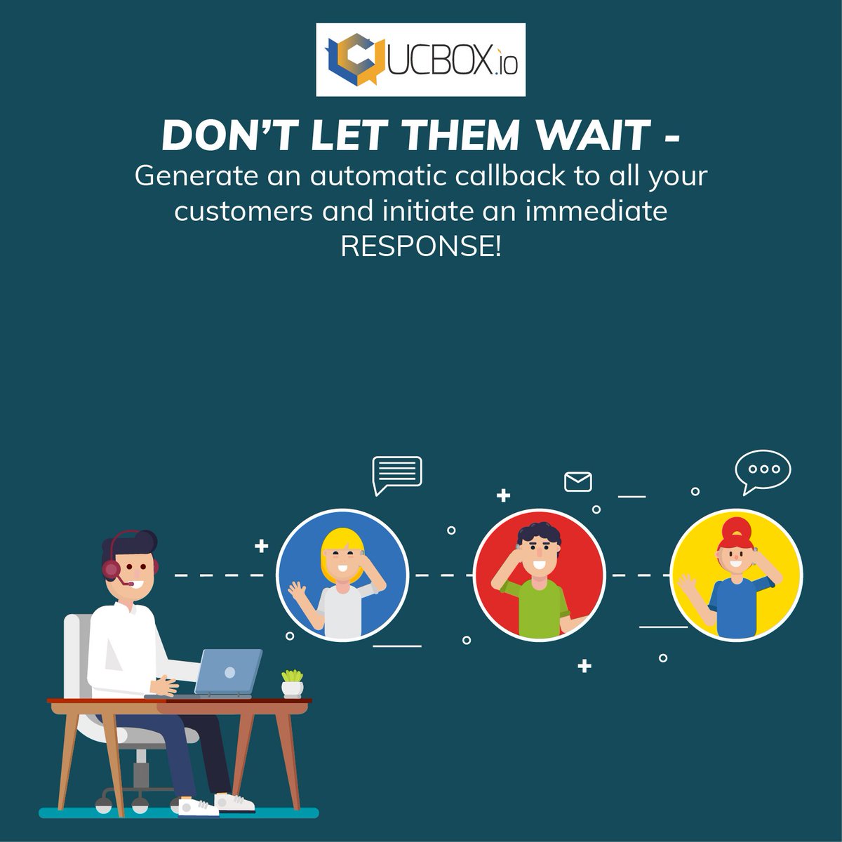 ucboxio's tweet photo. Enhance #CustomerExperience and significantly save #INTERACTION time with WEB CALLBACK.
Visit: https://t.co/xilwTISefD

#WebCallBack #CX #CustomerInteraction #ContactCenterSolution #CallCenterSoftware https://t.co/XC6jnWh8yp