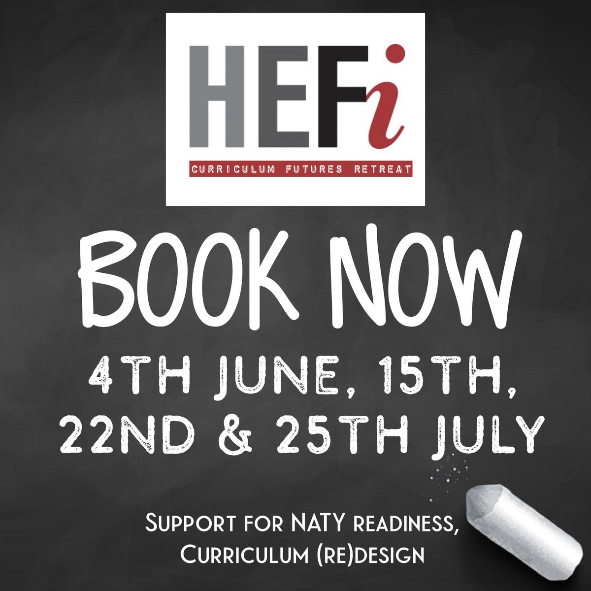 FuturesRetreat's tweet photo. #Bookings open for our #CurriculumFutures Retreats: 4th June and 15th, 22nd and 25th June 2019. Do you need to redesign your #curriculum, explore your module or programme with fresh eyes? #NATYready #EducationalEnhancement Book Here: https://t.co/5eBEK5uH2b https://t.co/vZOmlCRQWN