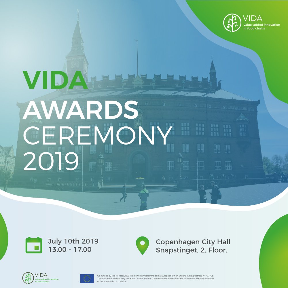 h2020vida's tweet photo. 📢 Join @vida_project_eu at #VIDAAwardsCeremony to be held in @Copenhagen City Hall on July 10th! The ceremony is organised so to introduce and contract awarded projects that have developed new and highly innovative cross-sectoral projects 👏👏👏

👉 https://t.co/XI4QOdRCIH 👈 https://t.co/UabbnOYafi