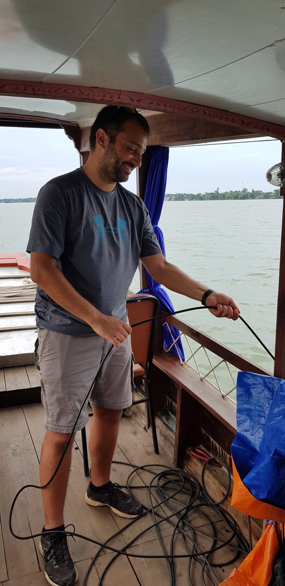 GeomorphicJosh's tweet photo. The newest member of #TeamADCP finally jumps off his throne to help collect some data with the common folk #PowerTrip #CommonPeople - wonder where he learnt that from π€... https://t.co/fOQY9lxFbp