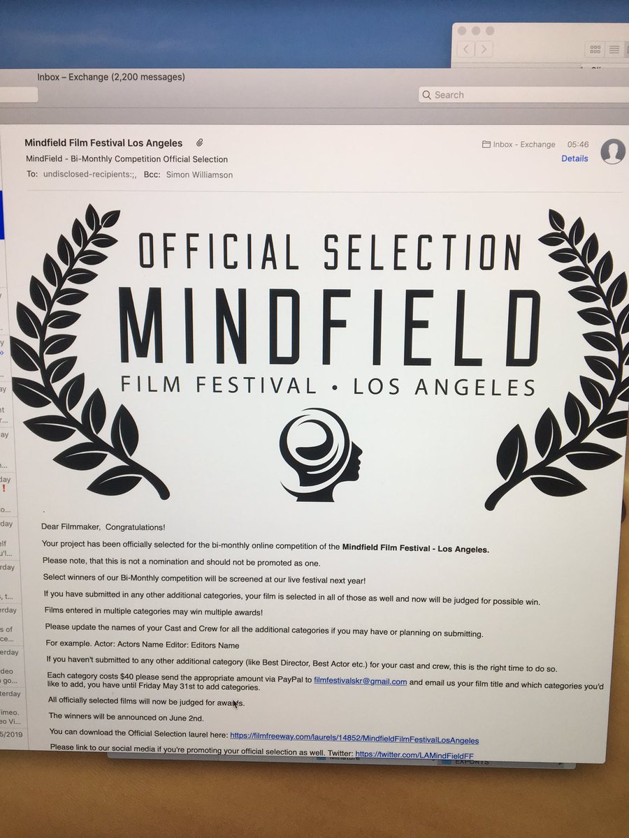 Another official selection for the ‘Patience’ video I made for <a href="/BeatnickDee/">Beatnick Dee</a> and @Pheocado 🎥🎥✅ great to be in amongst it 🙏