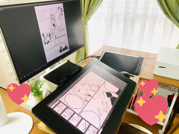 佐保 コイビトは鬼の姫 全3巻 発売中さん がハッシュタグ 絵描きさんの作業環境が見たい をつけたツイート一覧 1 Whotwi グラフィカルtwitter分析