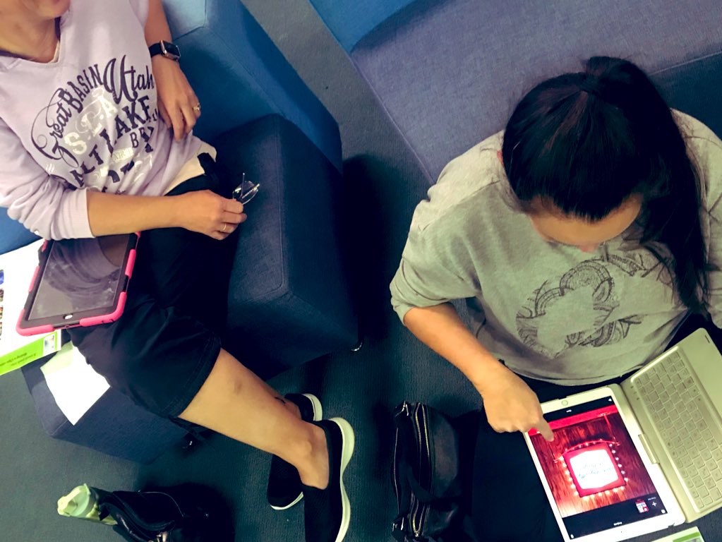 We had lots of fun at our parent tech workshop tonight - Was great to chat about how we navigate living &amp; learning in a digital environment. And parents learned how to make videos in Clips! <a href="/MountOusley/">Mount Ousley Public School</a> <a href="/AppleEDU/">Apple Education</a> #iPad #Clips #Apple #familysharing #communityengagement