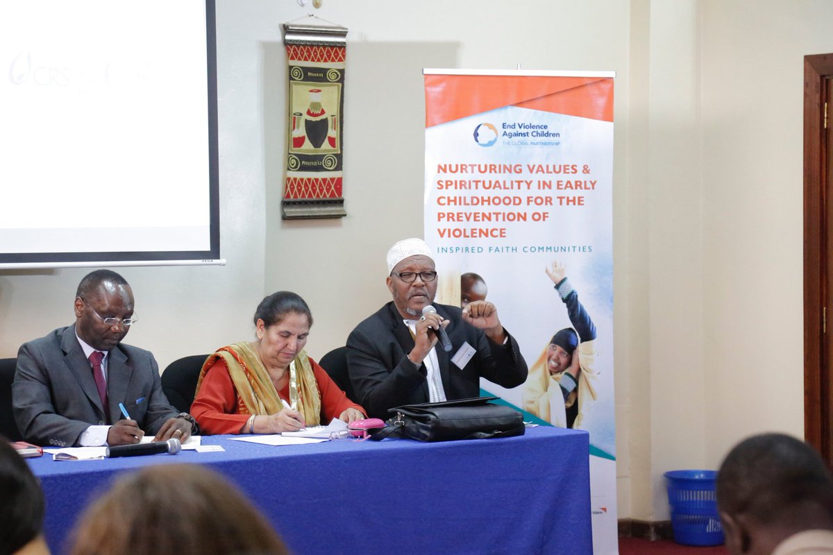 SadearH's tweet photo. Interfaith approach towards ending any form of violence against children is key.
Panel discussion on Interreligious dialogue on why nurturing spirituality in early childhood is important in preventing VAC ongoing. Follow the hashtags
#ItTakesUsAllKe #ValuesSpiritualityInChildren https://t.co/3DZipWIV4m