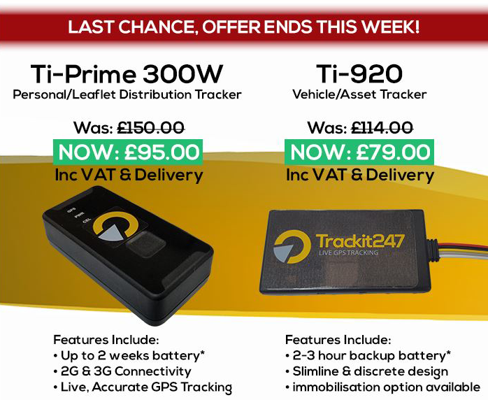 Trackit247's tweet photo. Offer ends this week! Last chance to make the most of our best offer yet, start tracking your fleet now!
#fleettracking #vehicletracking #leaflettracking #trackmycar #trackmyvan #trackmystaff #sale #trackingsale #gpstracking https://t.co/Z1rHKh7CVf