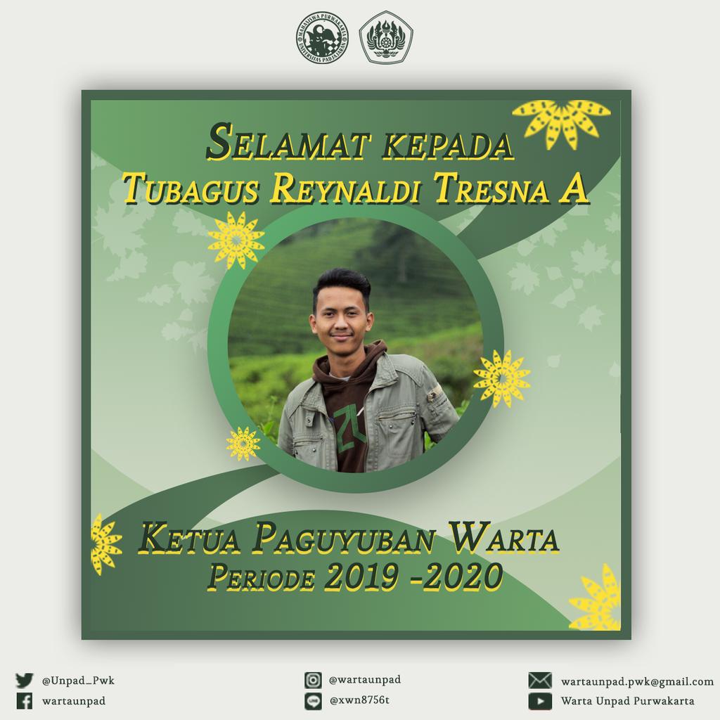Unpad_PWK's tweet photo. [ Ketua Warta Terpilih ]

Pada hari jum'at tanggal 24 mei 2019 kemarin telah dilakukan musyawarah pemilihan ketua paguyuban warta unpad periode 2019-2020 dan Kang Tubagus Reynaldi terpilih sebagai Ketua Paguyuban Warta yang baru ! https://t.co/fU5k6lyfXk