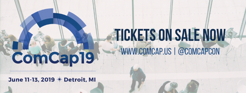 Memorial Day Flash Sale! - Get 20% off tickets to ComCap19 now-June 1 using the code "MEMORIALDAY" at comcap.us/registration mailchi.mp/86d644e19589/d…