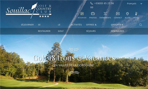 Souillac Golf &amp; Country Club - Golf 18 trous et vacances en vallée de la Dordogne francesurf.net/news/souillac-…