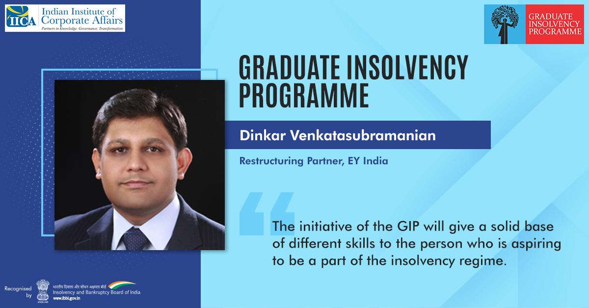 GIP_India's tweet photo. According to Dinkar Venkatasubramanian, the attributes and skills that GIP will provide their students would help them understand the art of negotiation and resolution better. He also said that GIP is a world-class programme backed by world-class infrastructure. https://t.co/1IwiwhY0xW