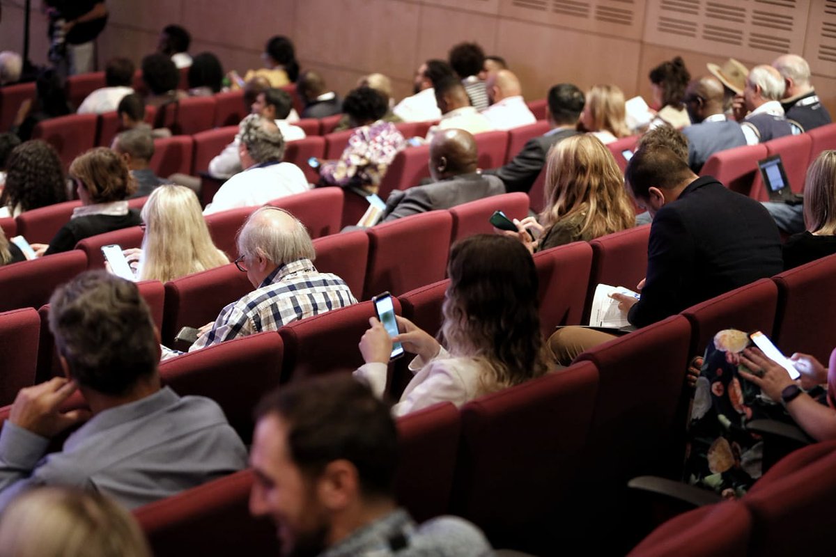 WTM_Africa's tweet photo. WTM Africa is more than just a source of big business deals that boost continental tourism - it's also a vital learning experience where ideas are shared and new technological ground is broken. #tbt to everyone taking notes during a session at #WTMA19 https://t.co/jgQG5Mgi3d