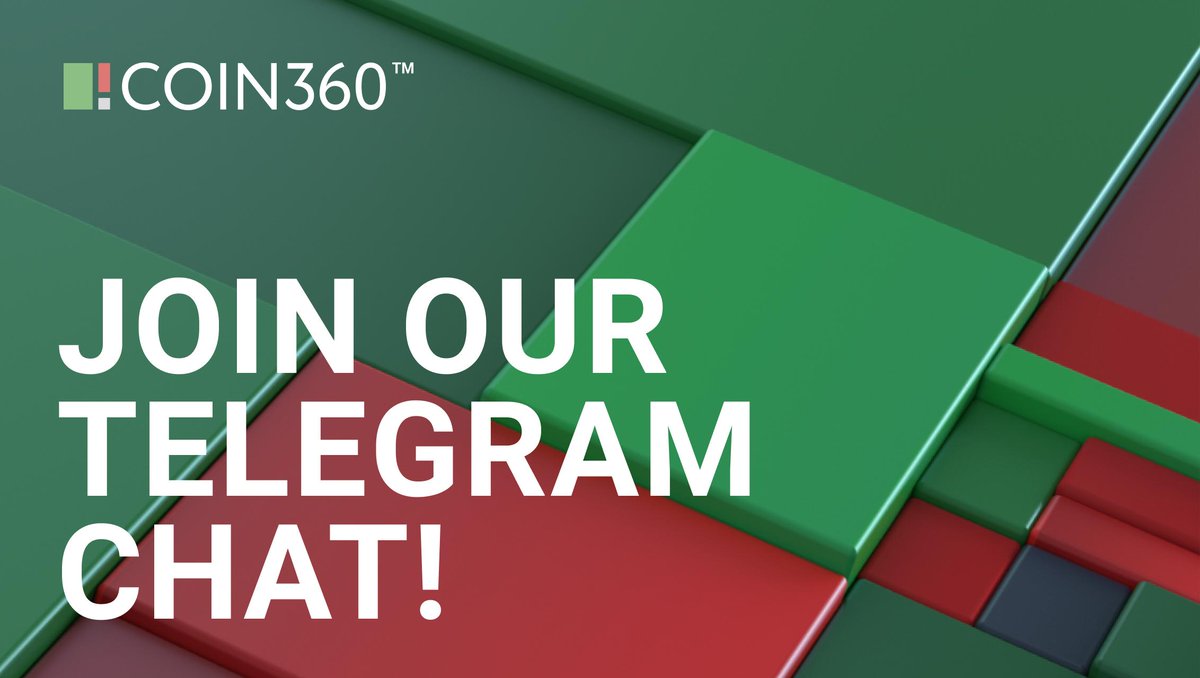 COIN360's tweet photo. We want to stay in touch with you, so we've created a telegram chat. 
Come join us!  https://t.co/28Hyrt0B43 https://t.co/kRq2GGKnZ2