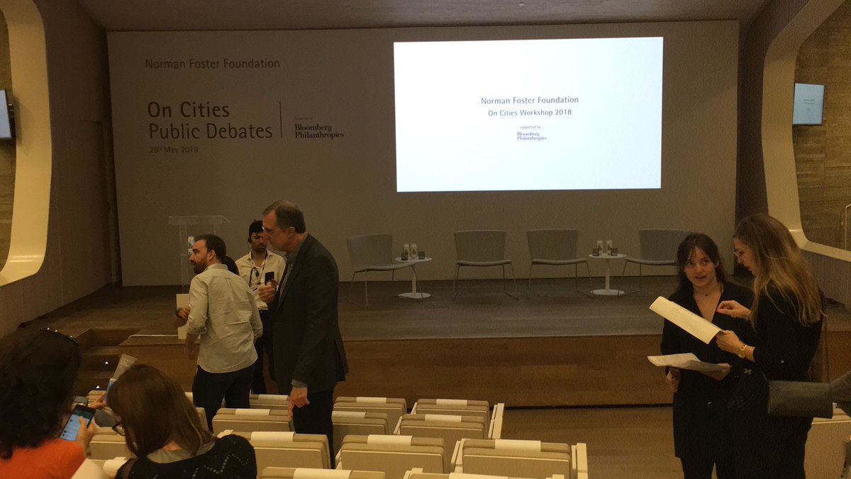 Today at @NormanFosterFdn ON CITIES Public Debates, supported by Bloomberg Philanthropies #cityfollowers #oncities