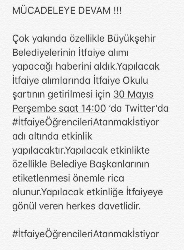 DenizDrk97's tweet photo. @haluk_levent Haluk Abi bizde desteklerini bekliyoruz #İtfaiyeöğrencileriAtanmakİstiyor
Hakkımız olanı istiyoruz
@itfaiyeteskilat https://t.co/IxJlbx8Hma