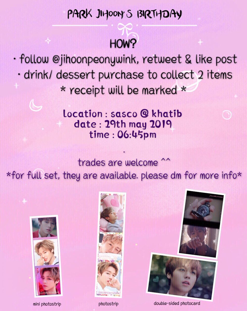 jihoonpeonywink's tweet photo. will head down after work for @529WINKCAFE! see you all, will update when i’m there!! ^^  
#529WINKCAFE #parkjihoon https://t.co/pzr7lThOTY