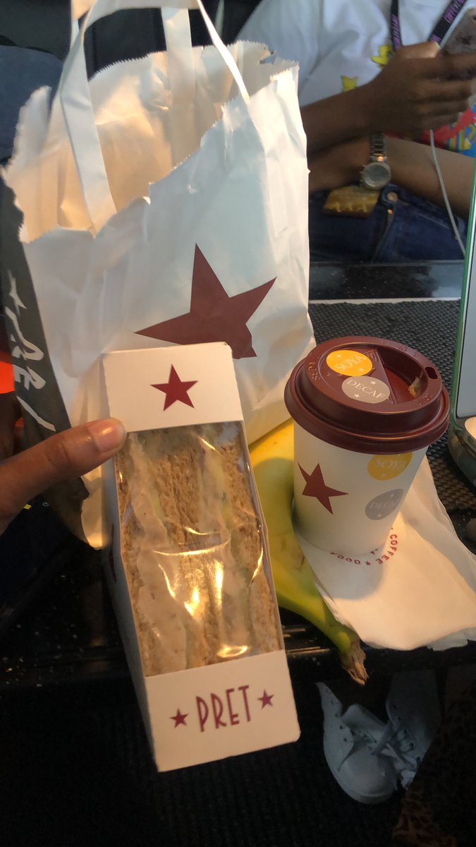 TheKingdomChoir's tweet photo. Day 16 - we’re fully stocked for the day - thanks @Pret 🙌🏾😍 #tkcontour #goodfood https://t.co/hM4XR5FPP5