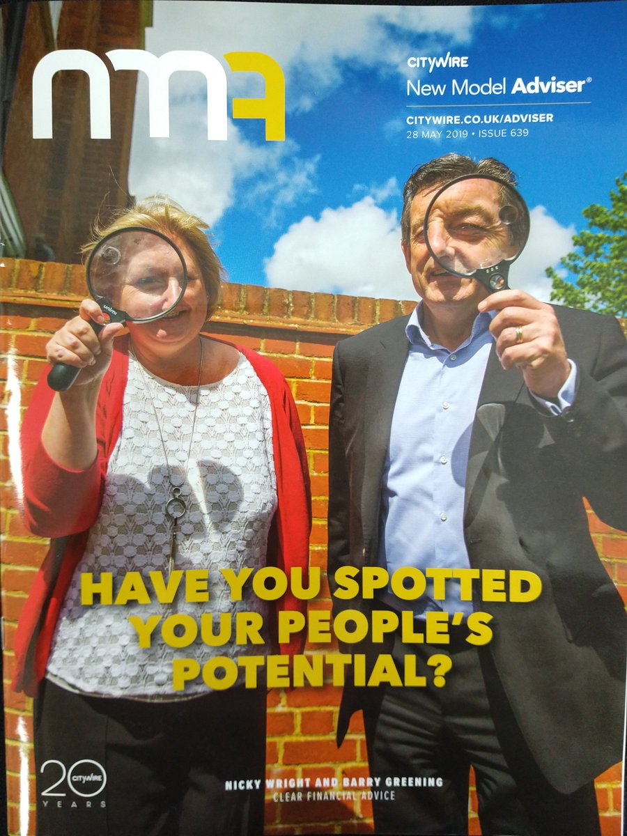 Barry, Nicky and Clear are the cover stars for this months <a href="/NewModelAdviser/">Citywire New Model Adviser</a>.

Click the link to read more about what is mentioned in the article and how you can read it.

linkedin.com/feed/update/ur…

#clearfinancialadviceltd #newmodeladviser #coverstars #interview
