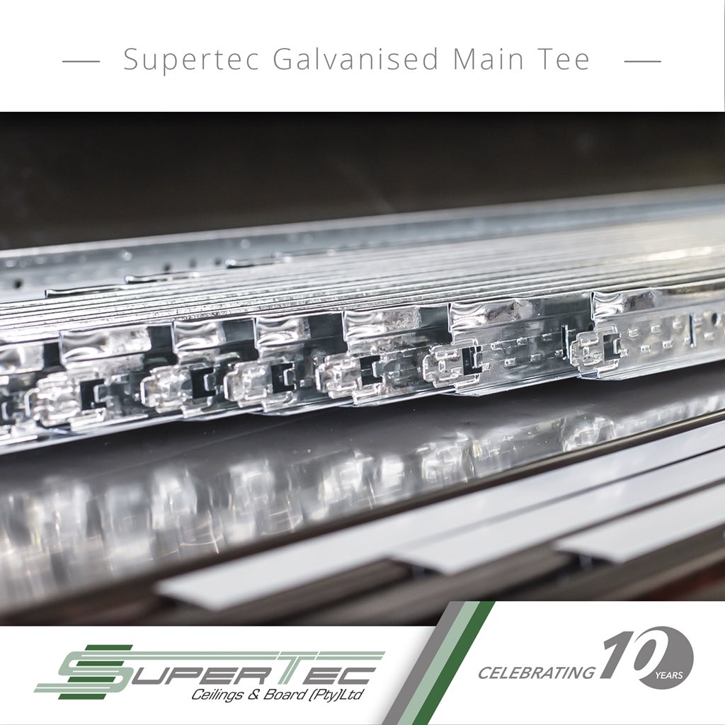 We manufacture Galvanised Main Tee’s and supply a large portion of the industry.

For more products visit our website at supertecceilings.co.za .
.
#galvanized #galvanizedsteel #supertecproducts #product #maintees #ceiling #partitioning #grid #ceilinggrid #building #construction