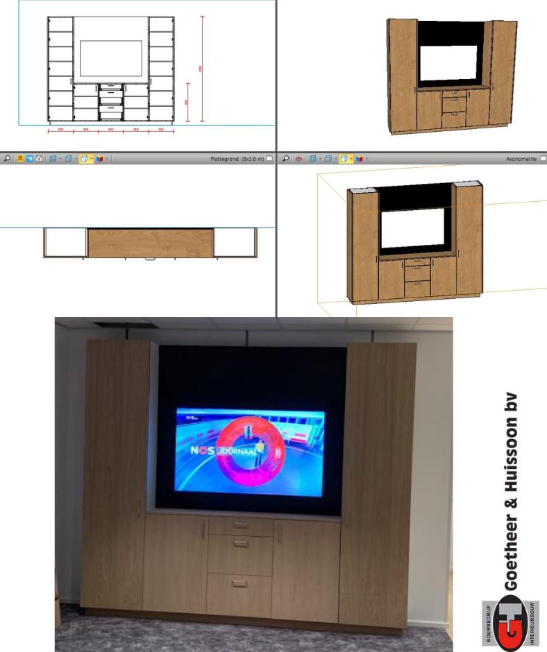 Bijgevoegd is de 3D tekening die door onze tekenafdeling wordt gemaakt. Zo krijgt de klant precies te zien hoe het uiteindelijk wordt, in de praktijk dan 🙃😃👊
#praktijk #interieur #interieurbouw #3d #tekenen #cad #goetheerenhuissoon
