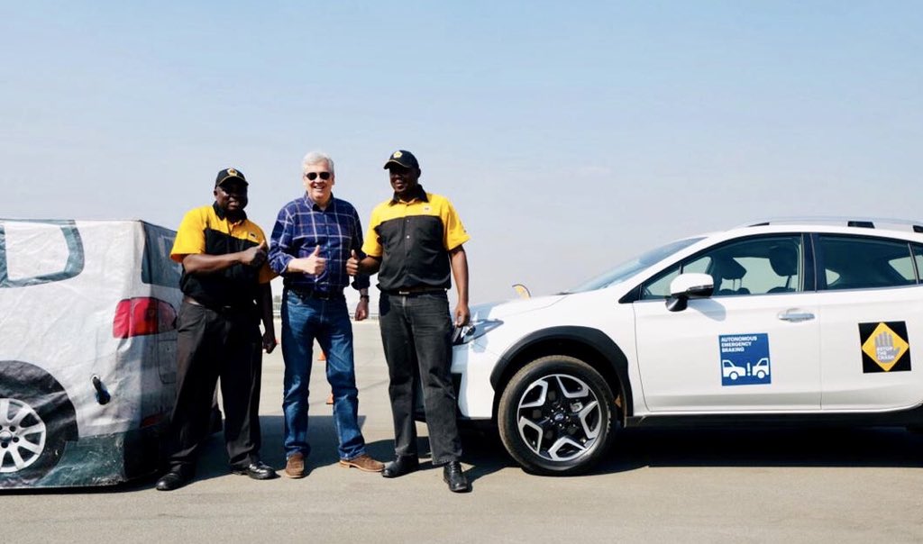 DavidDjward's tweet image. Great to be with @AASouthAfrica in Joburg ahead of tomorrow’s launch of #SaferCarsForAfrica results &amp;amp; Africa’s first ever #StoptheCrash event. Promoting electronic stability control, auto emergency braking &amp;amp; motorcycle anti-lock brakes @Kalami_Circuit #50by30
