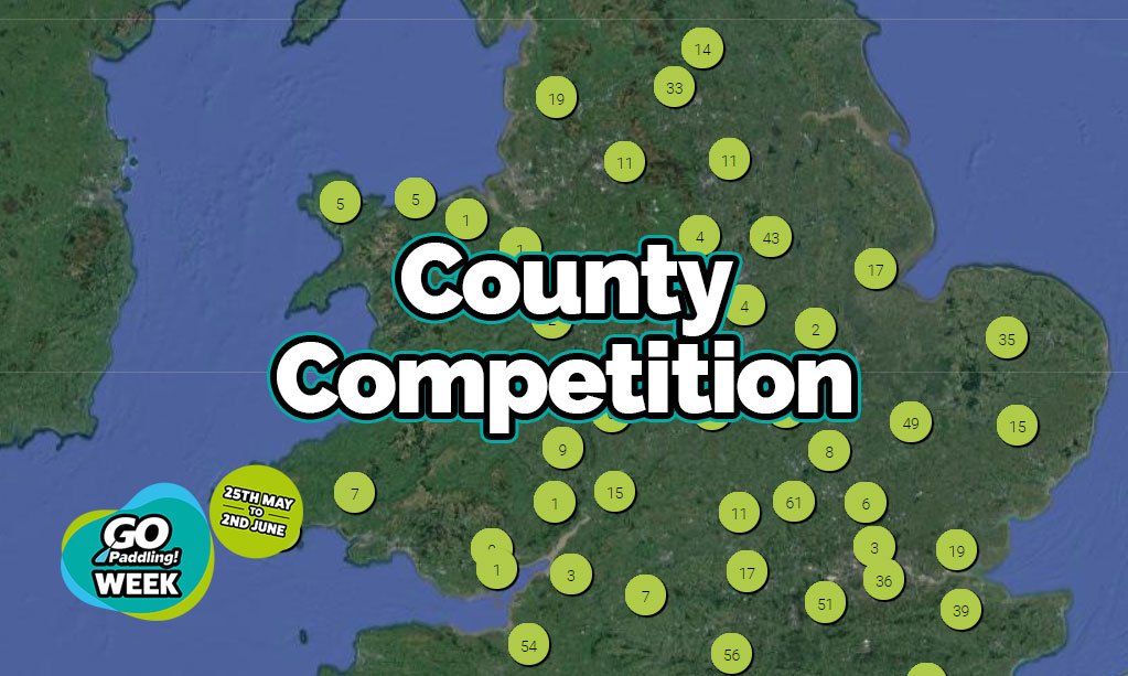 The competition is heating up in the counties for Go Paddling Week!

Currently the top 3 paddling counties are:

1️⃣ County Durham
2️⃣ Hampshire
3️⃣ Somerset

Can your county knock these three off the top spot? Get registering your paddles!!! 

#TakeTime

gopaddlingweek.info/uk-paddles-map/