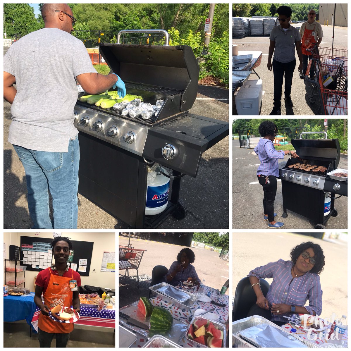 KamaraAntonia's tweet photo. The joy of being a servant leader is seeing your team happy. It was fun being able to entertain our Orange Blooded sisters and brothers @8550 throughout Memorial Day weekend #MemorialDayBbq #BuiltToBringIt @BMO_MET @staceyjsharp1 @billshuell https://t.co/Evj3RDhfjT