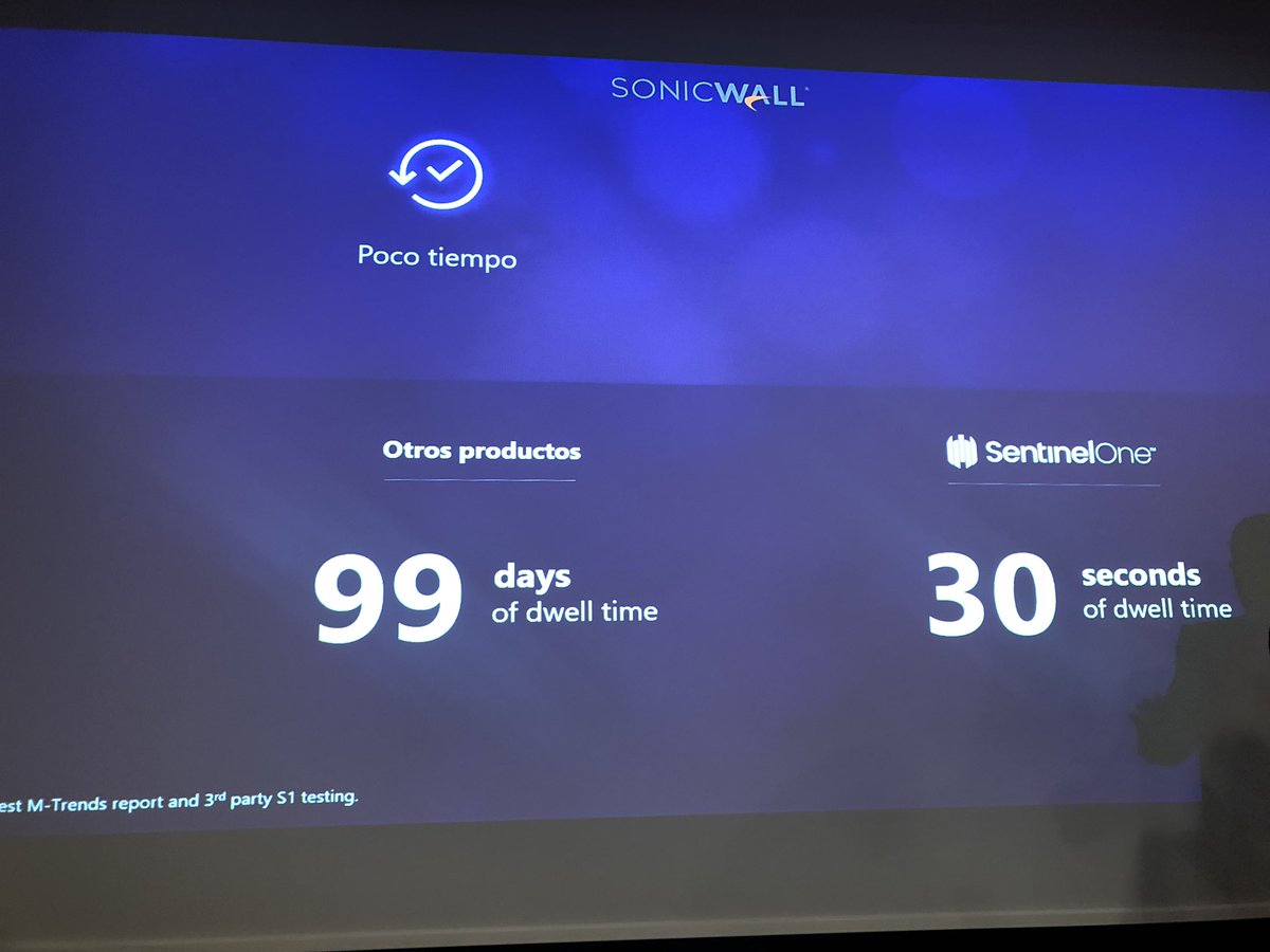 IngensNetworks's tweet photo. .@BrenesEdu detalla #Endpoint #Capture_Atp y con los puntos fuertes del producto y la solución endpoint de #Sonicwall. Las cifras siempre ayudan a entender las ventajas de forma mas clara! #sonicwall_roadshow_bcn_2019 https://t.co/T3Nk7VRCzm
