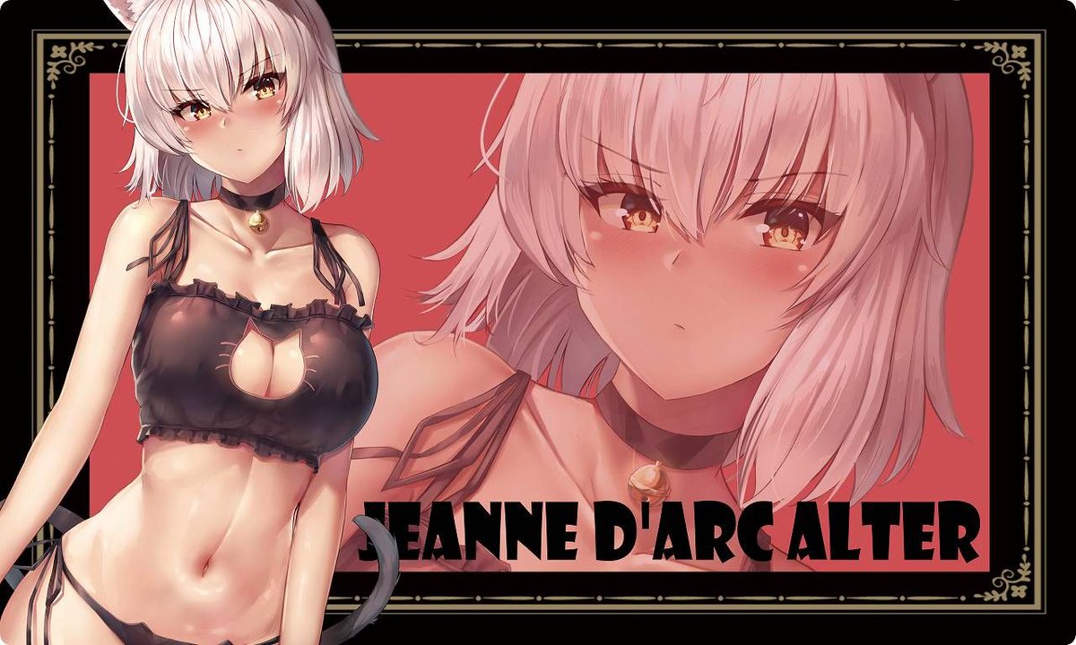 jeanne_d'arc_alter_(avenger)_(fate) ,ジャンヌ・オルタ 「サンクリ新作発表その2
「猫耳ジャンヌ・オルタ」スリーブ&プレイマットです!
イ」|Cake Rabbits@サンクリのイラスト