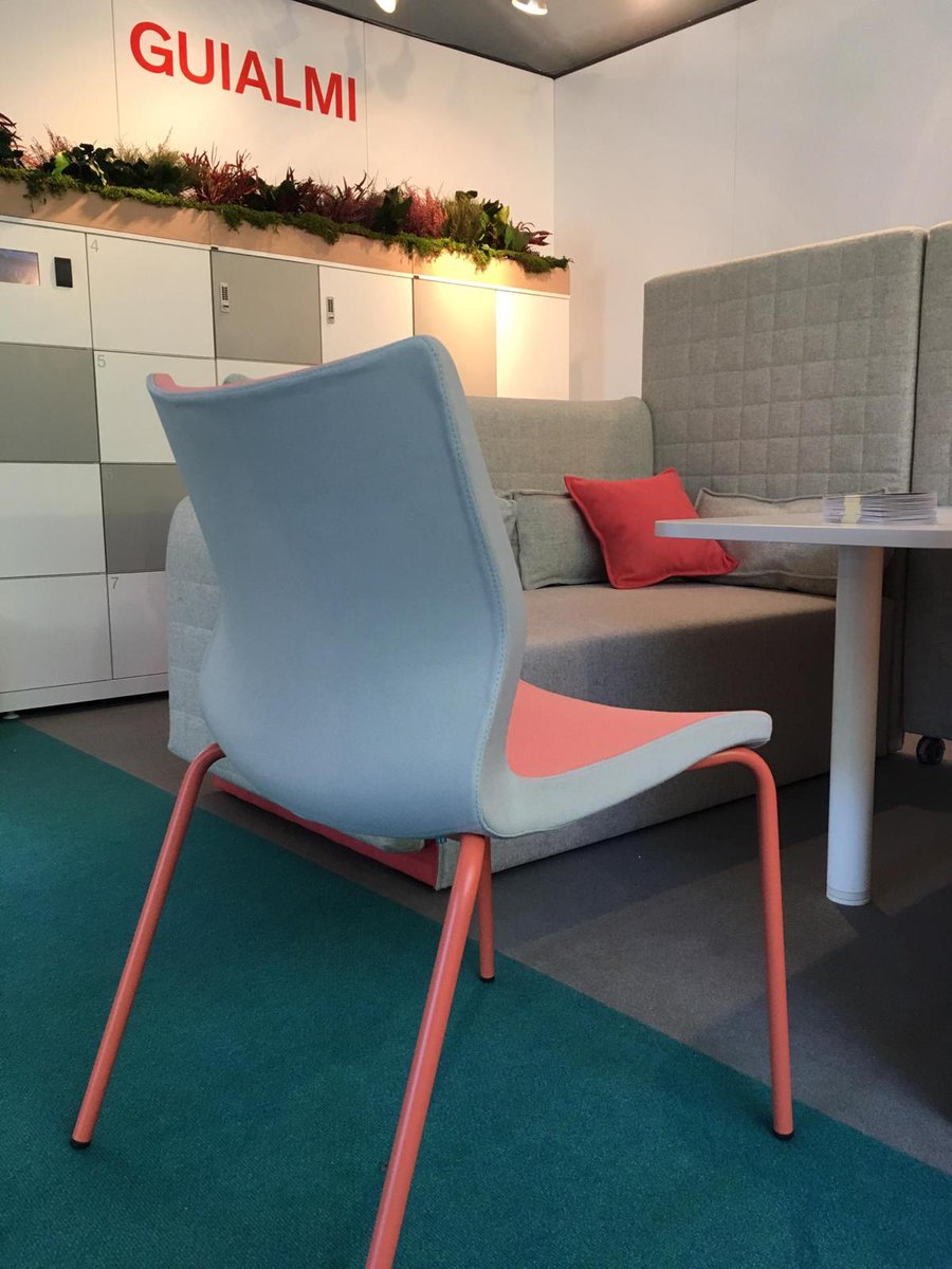 CDWfestival's tweet photo. #Guialmi's stand at #CDW2019 showcased the Nina Collection alongside a host of sleek office furniture and their fully foldable booth https://t.co/NEC58JWD2t