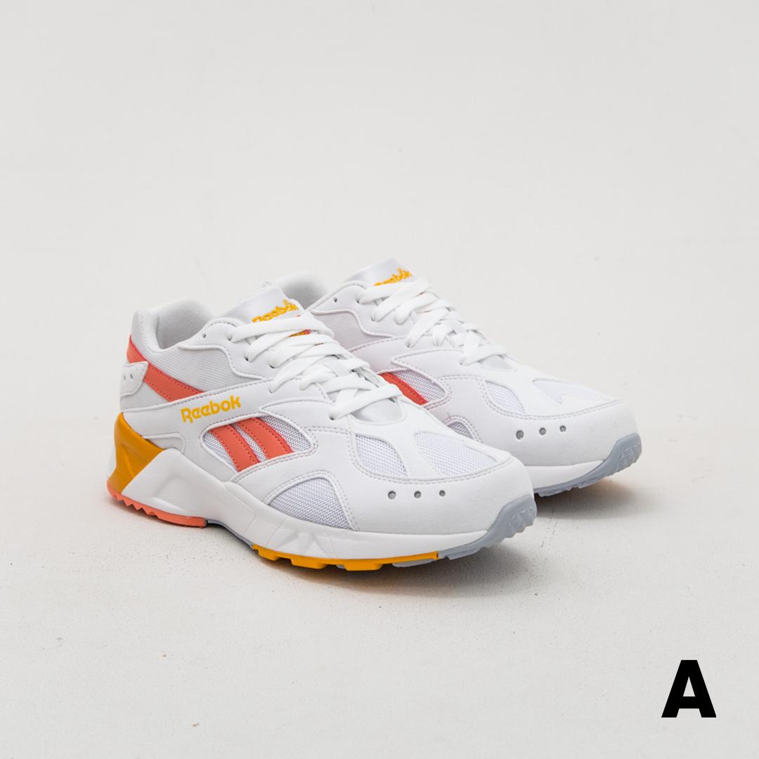 Flashback to the '90s in this lightweight Reebok Aztrek retro runner. 
Available in-store and online now.
See more here: 👉 bit.ly/2MaUSdP
#reebok #aztrek #astoreisgood