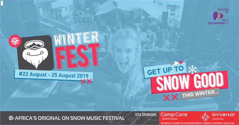 jacarandafm's tweet photo. Only three months to go until the CompCare Afriski Winterfest presented by Jacaranda FM!
Do book your spot or you will miss out. More info here 👉 https://t.co/kAv6ZW9oLm
#CompcareWinterfest2019 #CompCare @SkiAfriski https://t.co/K5w6xUYr6E
