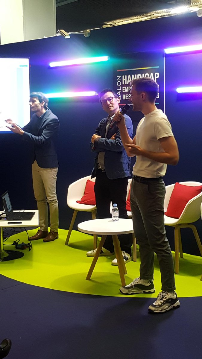 Diversidees's tweet image. #innovationdigitale et changement des mentalités c’était avec ⁦@Diversidees⁩ au ⁦@SalonHandicap⁩ 👍🏽👍🏽