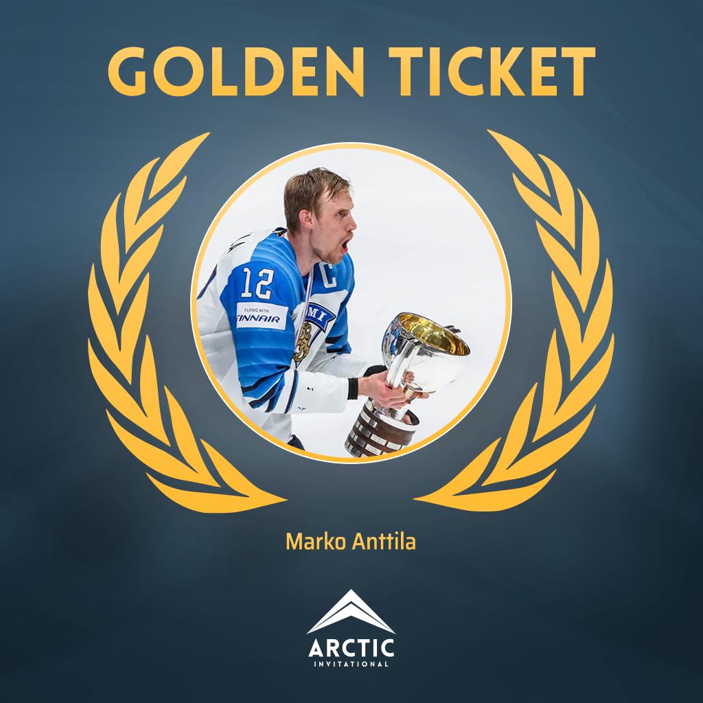 ArcticInv's tweet photo. We're bringing Mörkö home! Today's invitee is Marko Anttila, a professional ice hockey player for @jokerithc! He scored 2 goals against the Canadians in the @IIHFHockey World Championship finals!

Welcome to Arctic Marko! 🥶❄

#arcticgoldenticket #arcticinvitational #esportsfi https://t.co/Du2Ydw0x7k