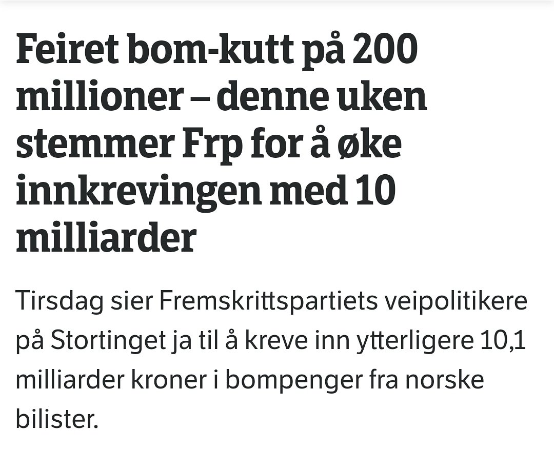 lilletinget_'s tweet photo. Bompengepartiet FrP slår til igjen! 🥳🥳🥳 https://t.co/TAvjtFltYS