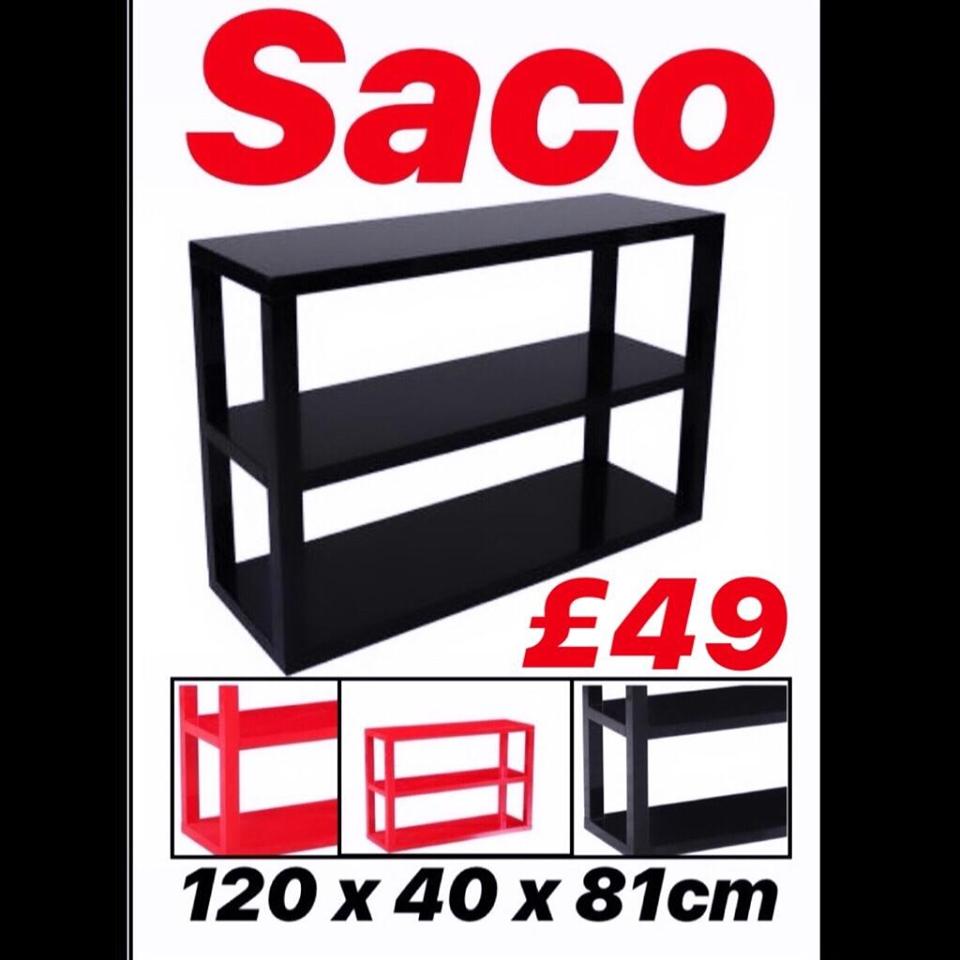 GoDottidotcom's tweet photo. F L A S H S A L E

Saco Side Board

Side Board / TV Stand / Hallway Table / Storage / Bookshelf
£49 when you like our Facebook page &amp; this post
RRP £199 our Price £89

Opening Days &amp; Timings: MON – FRI 10:00 AM - 6:00 PM
West Gorton, Vaughan Street, M12 5DU Contact: 0161 231 3131 https://t.co/cOsf68FmdL