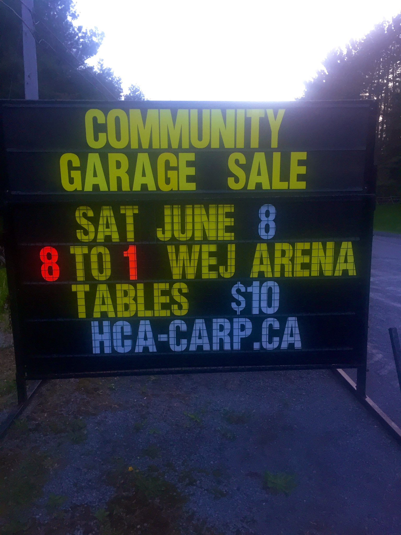 Huntley Comm Assn On Twitter Carp Community Garage Sale