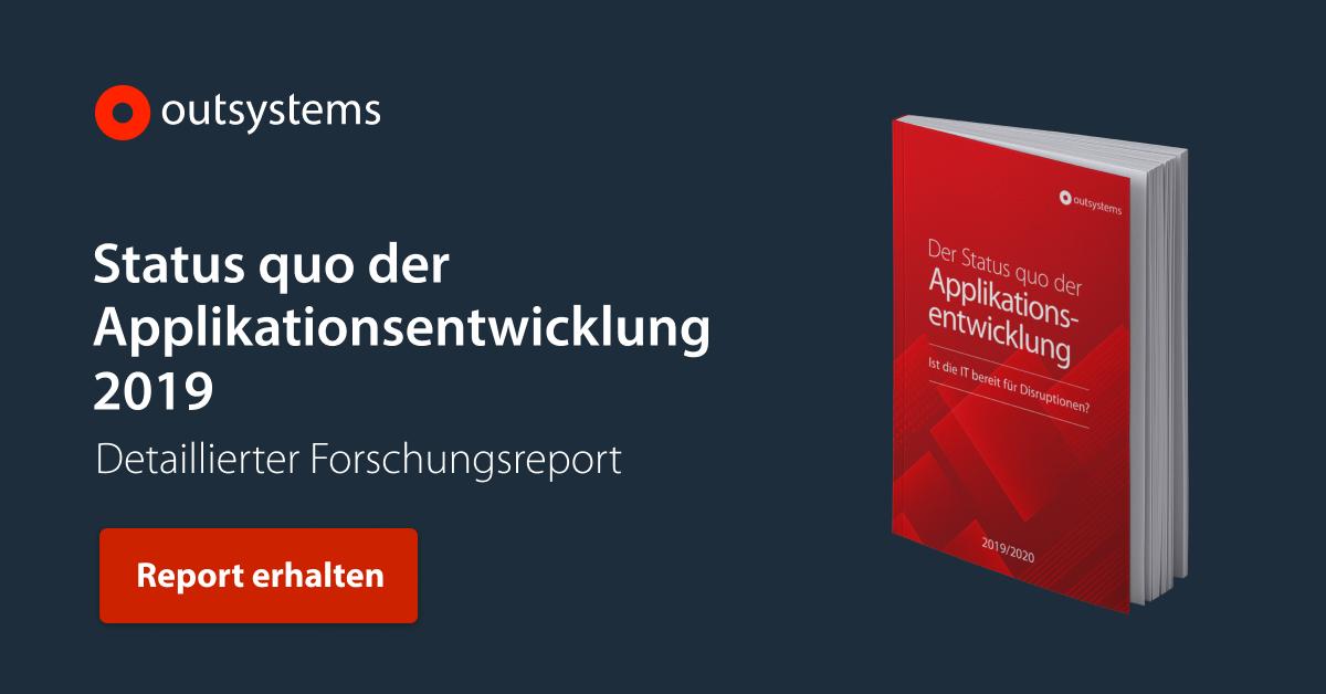 ponzelet's tweet image. Was sind die wichtigsten Trends der Applikationsentwicklung? Über 3.300 IT-Fachkräfte aus aller Welt teilen in unserem umfassenden Forschungsreport ihre Einsichten zum Status quo der Enterprise-Applikationsentwicklung. bit.ly/2JHJ5Sc #outsystems #lowcode