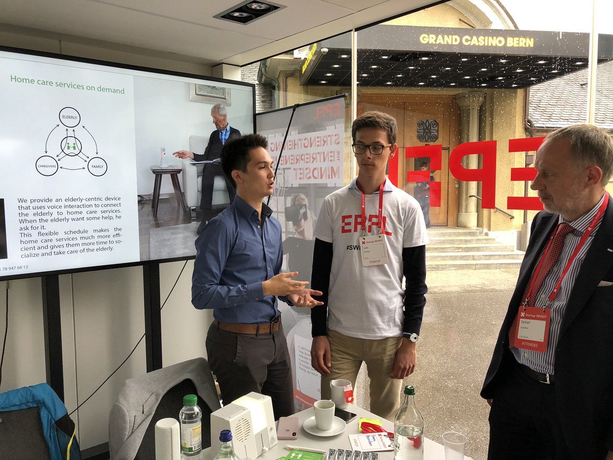 TatianaBrivio's tweet photo. The 2 VP of Innovation from @ETH and @EPFL_en visit the Hot cube of #SUD on a rainy day in Bern @EPFLevents @MarcBGruber @ETH_en #Ouay @startupEPFL https://t.co/TayOpKPzOQ