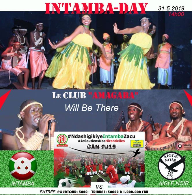 BurundiNet1's tweet photo. #Burundi A l’occasion de #IntambaDay différents artistes entre autres Natacha Lanamba Labamba, #VICHOU de #Peace_and_Love le club Culturel #Amagaba seront au rendez-vous pour agrémenter les cérémonies.
#SoutenonsNosHirondelle #DushigikireIntambaZacu #AFCON2019 https://t.co/KfJ5312LhA