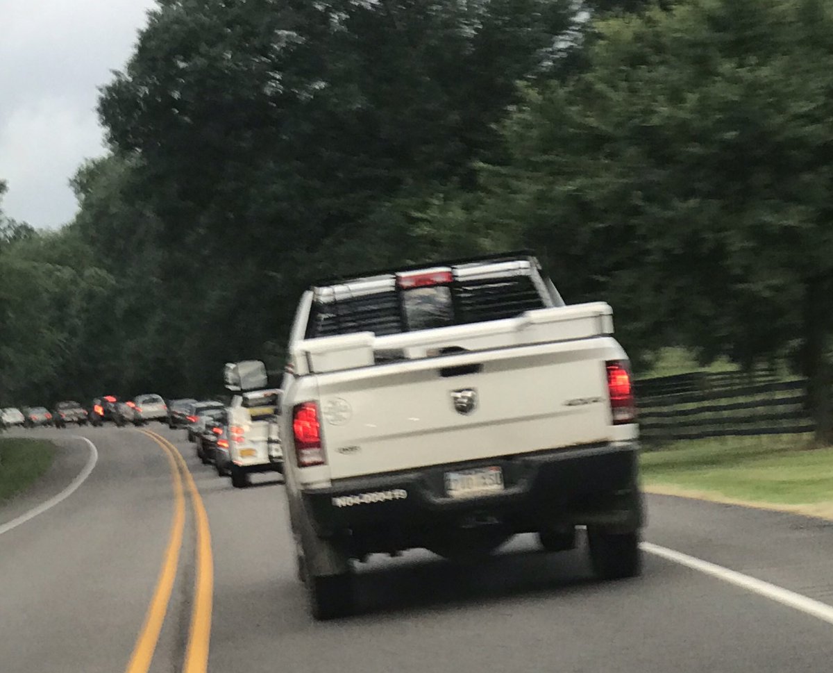 DQualls01's tweet photo. This is the traffic on our detour from flooding! It’s Awful! #hearties #floodProblems #traffic #driveToWork 😫😬😊❤️ https://t.co/lbpHA0lQxv
