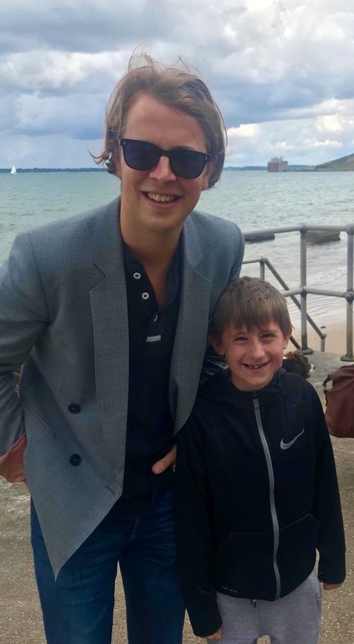 What a treat this morning, not only did we get to hear <a href="/tompeterodell/">tompeterodell</a> play, we also got to meet him. Made Arthur’s day!