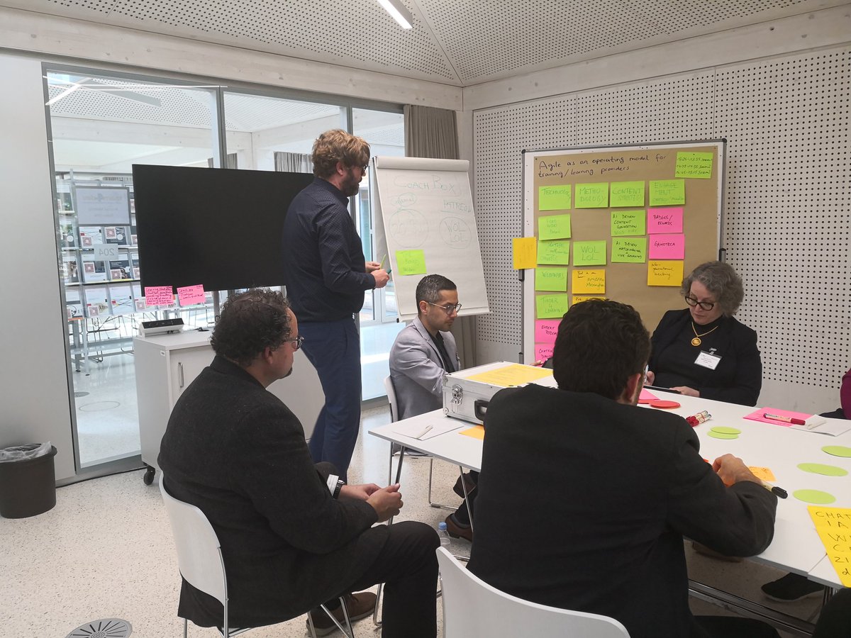 alessiames's tweet photo. #agile as an operating model for training providers: crowdsourcing ideas for product development @ITCILO #learn4dev @tomwambeke https://t.co/Ef4Uc5mDE7