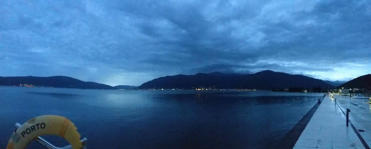 WeatherSquiz's tweet photo. Moody skies in @portomonte last night. #Montenegro #tivat https://t.co/N3gd3AGZNe
