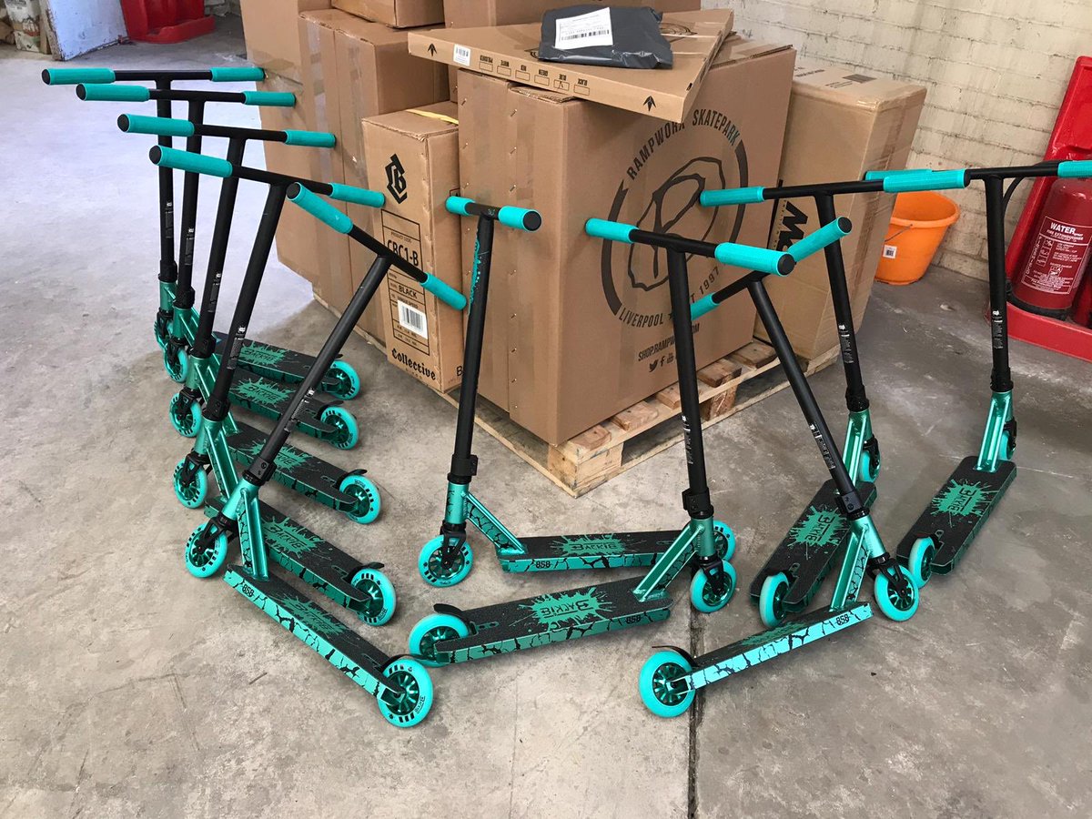 We are very excited to pick up our brand new scooters today ready for tonight’s session @knowsleyym 5-8pm! Thanks @rampworx #scooter #wheeledsports #actionsports #ride