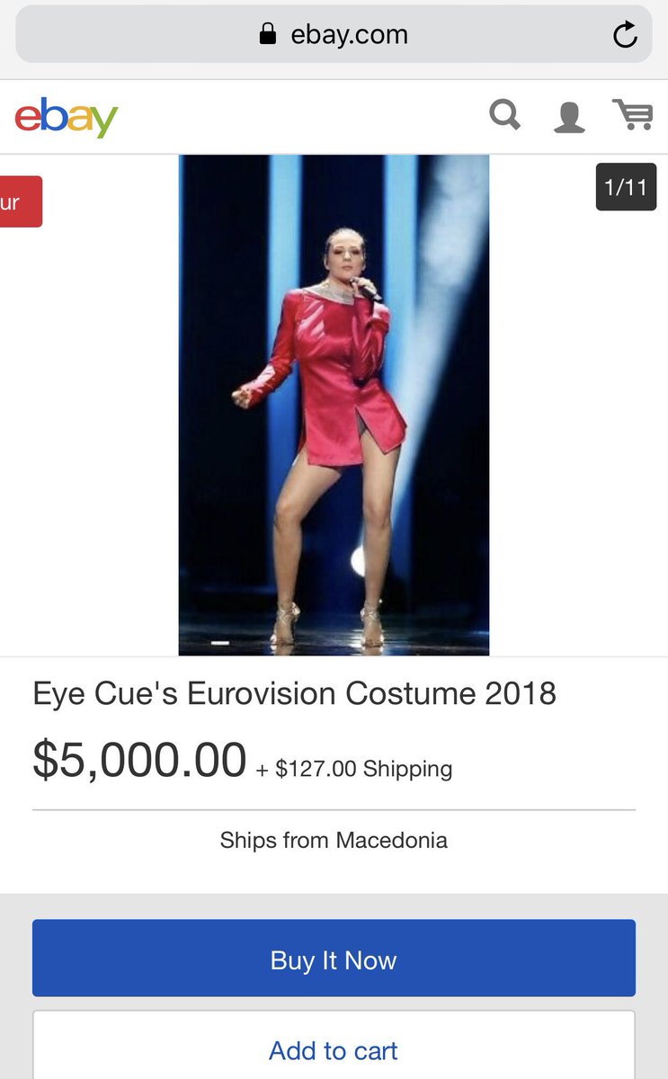 Eye Cue’s famous Eurovision costume is on SELL NOW! 
Link in bio 
#eyecue #eurovisioncostume #lostandfound