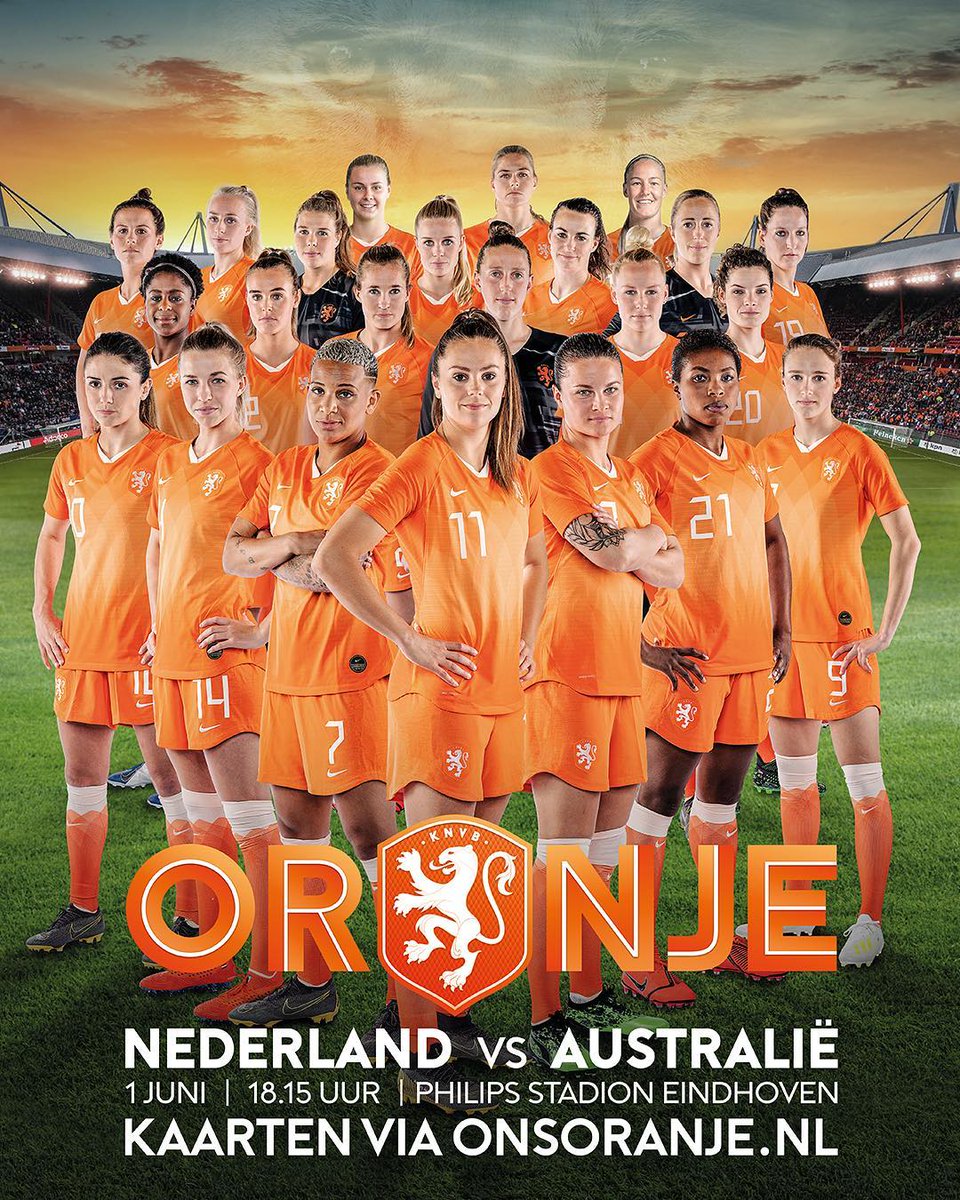 GIG_nl's tweet photo. Op 1 juni nemen onze OranjeLeeuwinnen het op tegen team Australië! 

In aanloop naar de aankomende wedstrijd(en) leverden wij samen met @Yoursocial maar liefst 93 video &amp; foto deliverables op. 

Check hier de stoere poster met de foto’s die wij maakten van onze 🦁winnen! https://t.co/OOlDPHF7Nm